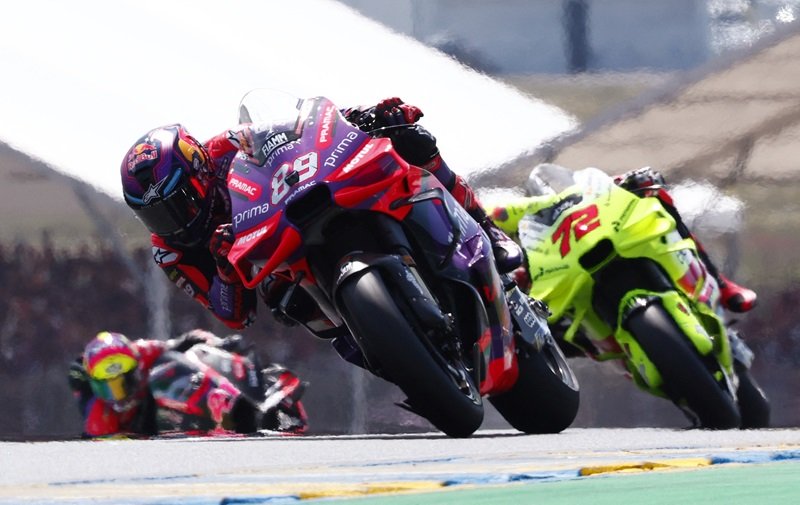 Pembalap di Sprint Race MotoGP. (ist/okezone)